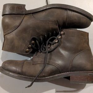 Classic Brown Leather Rhodes Footwear Men's Boots Size 10